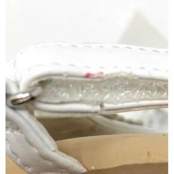 Wonderkids‎ Baby 3D Floral Faux Rhinestone Sandals Adjustable Strap White Size 3 - Picture 6 of 6